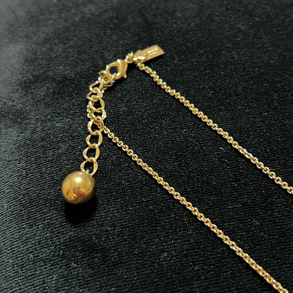 Kate Spade gold toned spade ♠️ chain necklace - Picture 4 of 4
